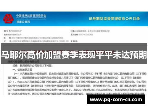 马耶尔高价加盟赛季表现平平未达预期